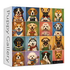 Puppy Gallery Jigsaw Puzzle 1000 Piece