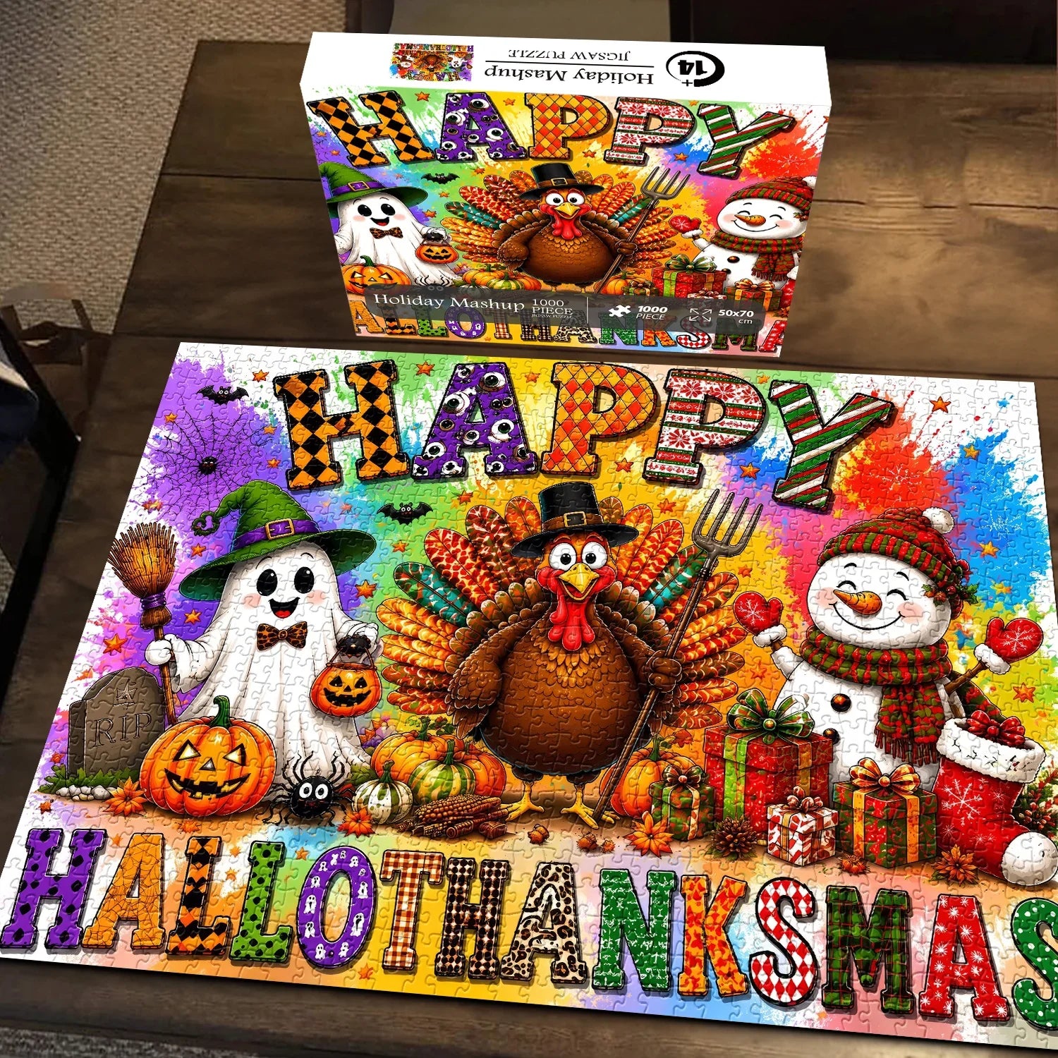 Holiday Mashup Jigsaw Puzzle 1000 Piece