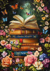 Bücher &amp; Blumen Puzzle 1000 Teile