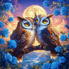 Moonlit Owls Jigsaw Puzzle 1000 Pieces