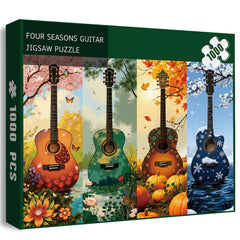 Four Seasons Guitar Jigsaw Puzzle 1000 Pieces