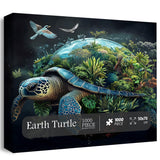 Earth Turtle Jigsaw Puzzles 1000 Pieces