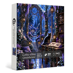 Gothic Glass Greenhouse Jigsaw Puzzle 1000 Pieces