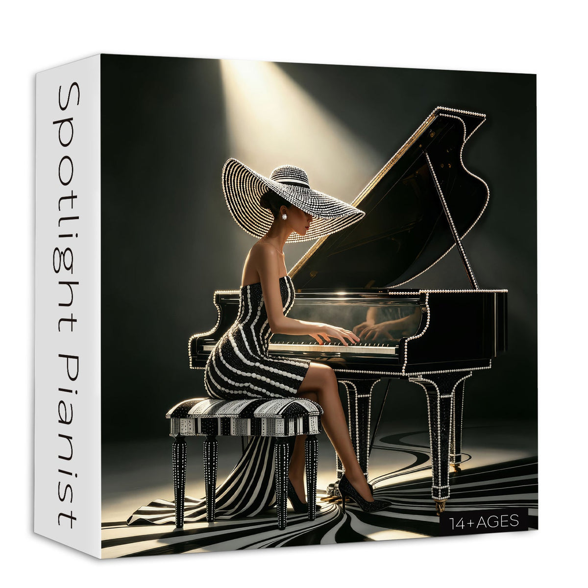 Spotlight Pianist Jigsaw Puzzle 1000 Piece