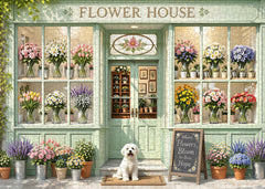 Flower Pup Jigsaw Puzzle 1000 Piece