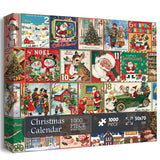 Christmas Calendar Jigsaw Puzzle 1000 Pieces