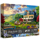 Dusk Fields Jigsaw Puzzle 1000 Pieces
