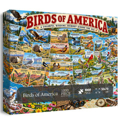 Birds of America Jigsaw Puzzle 1000 Pieces