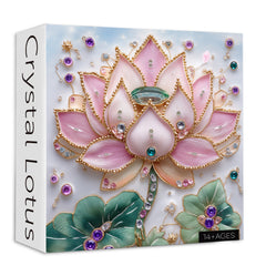 Puzzle en forme de lotus en cristal 1000 pièces