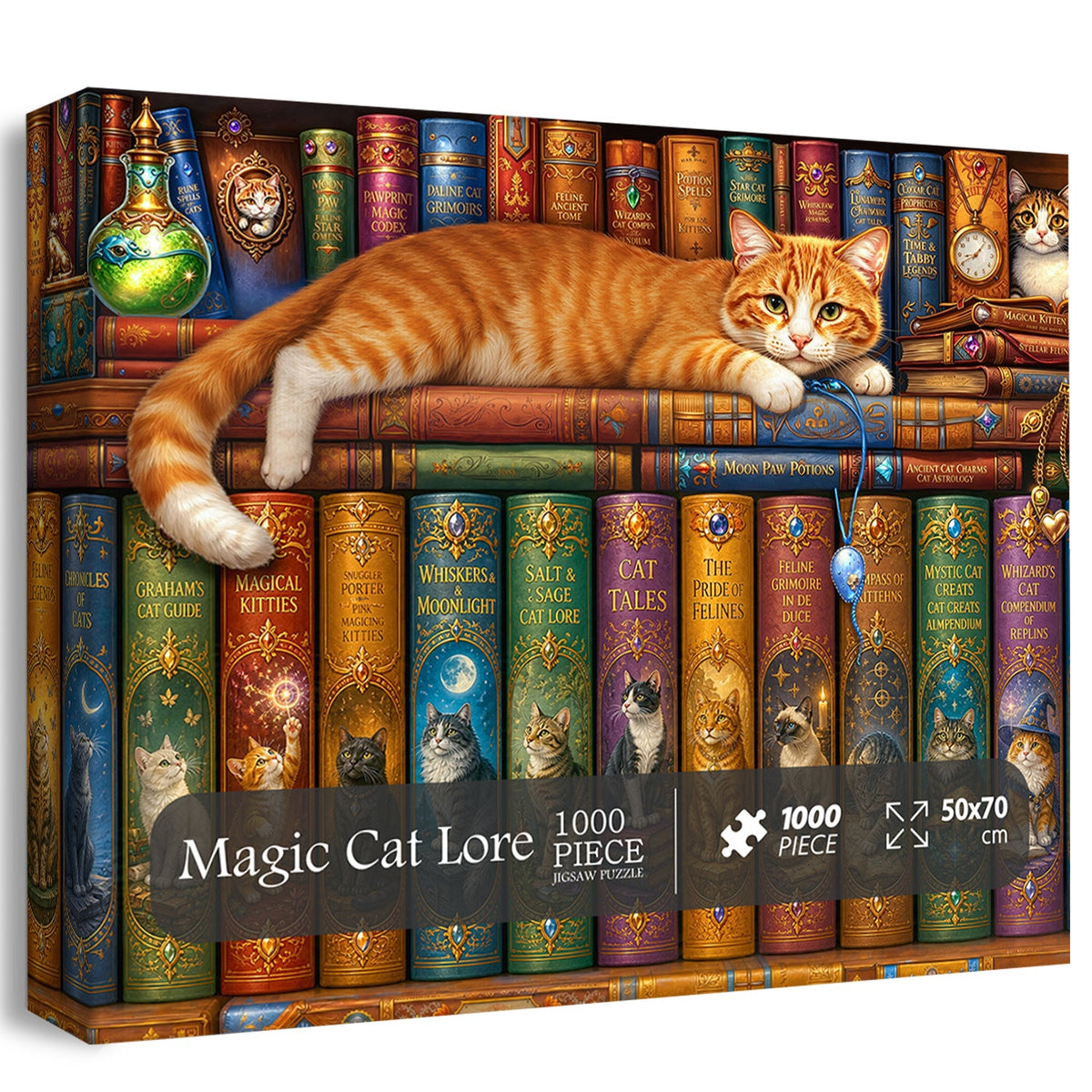 Magic Cat Lore  Jigsaw Puzzle 1000 Piece