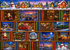 Christmas Book Nook Jigsaw Puzzle 1000 Piece