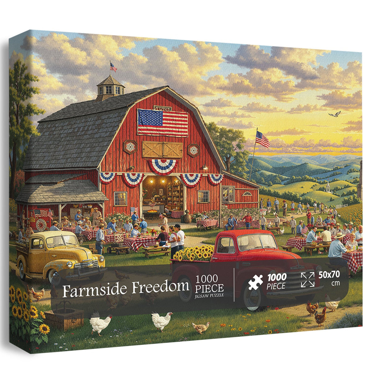 Farmside Freedom Jigsaw Puzzle 1000 Piece