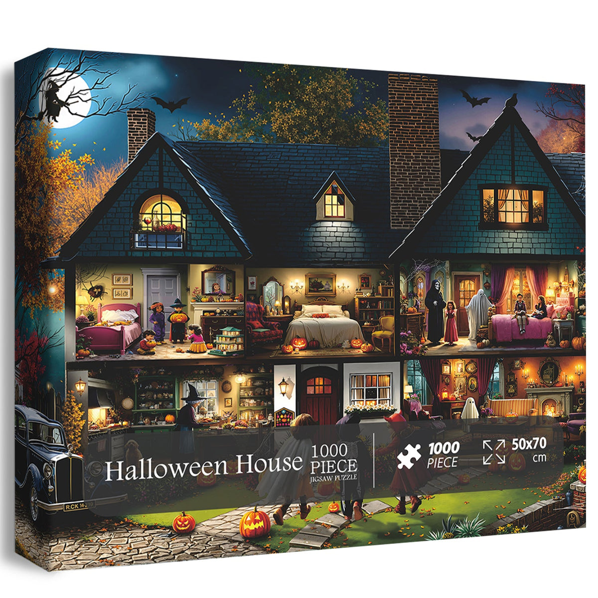 Puzzle de 1000 pièces Maison d’Halloween