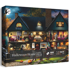 Puzzle de 1000 pièces Maison d’Halloween