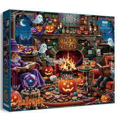 Halloween Hearth Jigsaw Puzzle 1000 Pieces