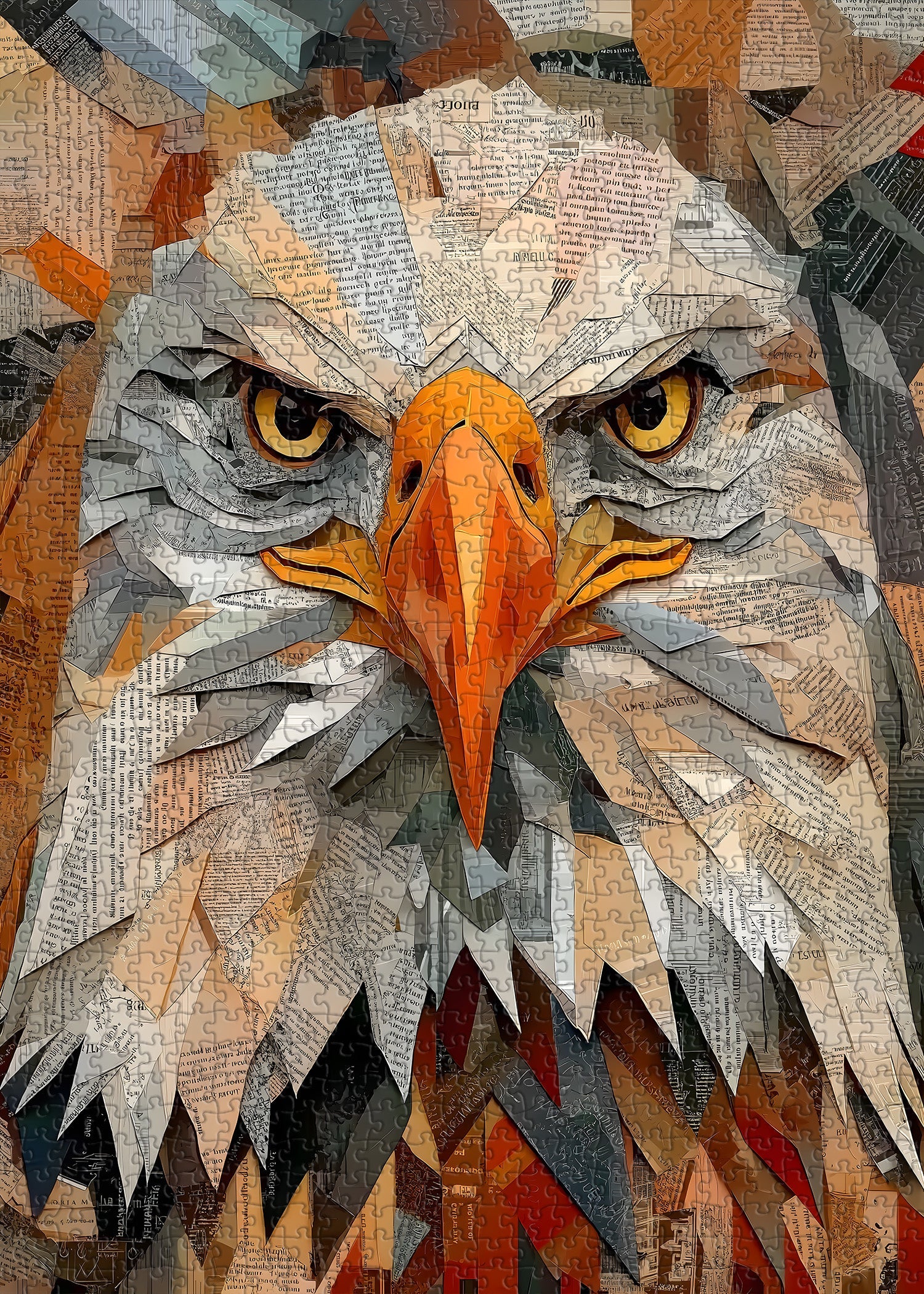 Collage Eagle Jigsaw Puzzle 1000 Pieces