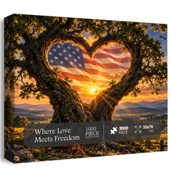 Where Love Meets Freedom Jigsaw Puzzle 1000 Pieces