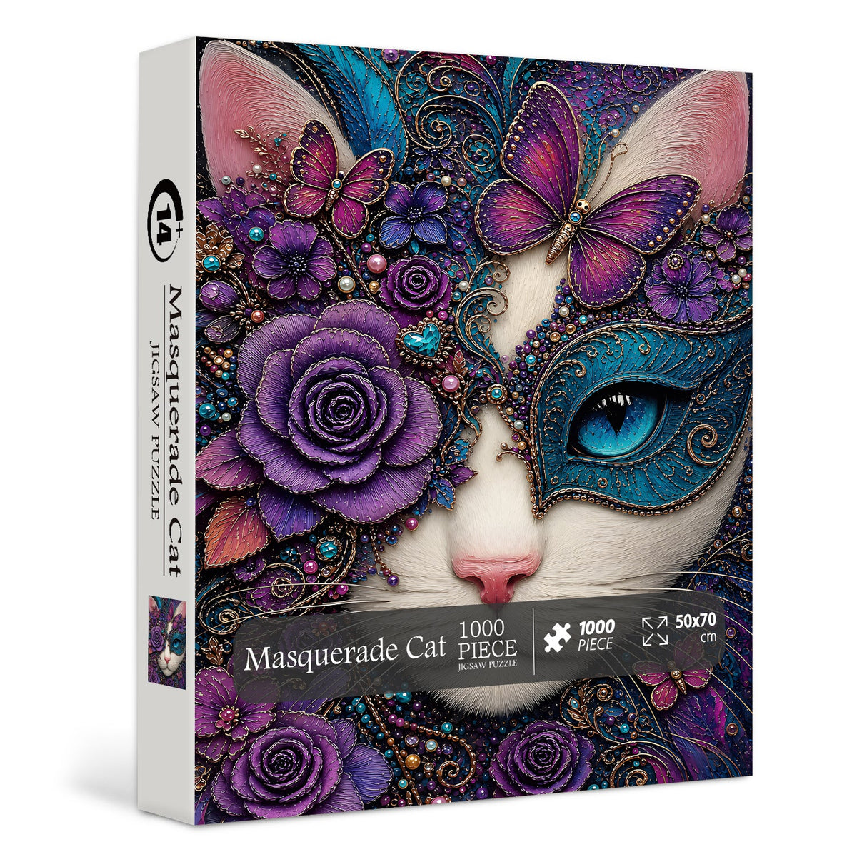 Masquerade Cat  Jigsaw Puzzle 1000 Pieces