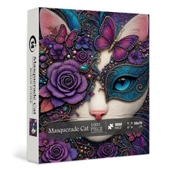 Masquerade Cat  Jigsaw Puzzle 1000 Pieces