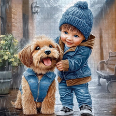 Rainy Companions Jigsaw Puzzle 1000 Pieces