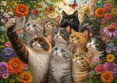 Kitty Group Shot Jigsaw Puzzle 1000 Piece