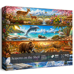 Seasons on the Shelf Jigsaw Puzzle 1000 Pieces