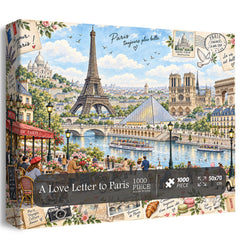 A Love Letter to Paris Jigsaw Puzzle 1000 Piece