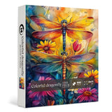 Colorful Dragonfly Jigsaw Puzzles 1000 Pieces