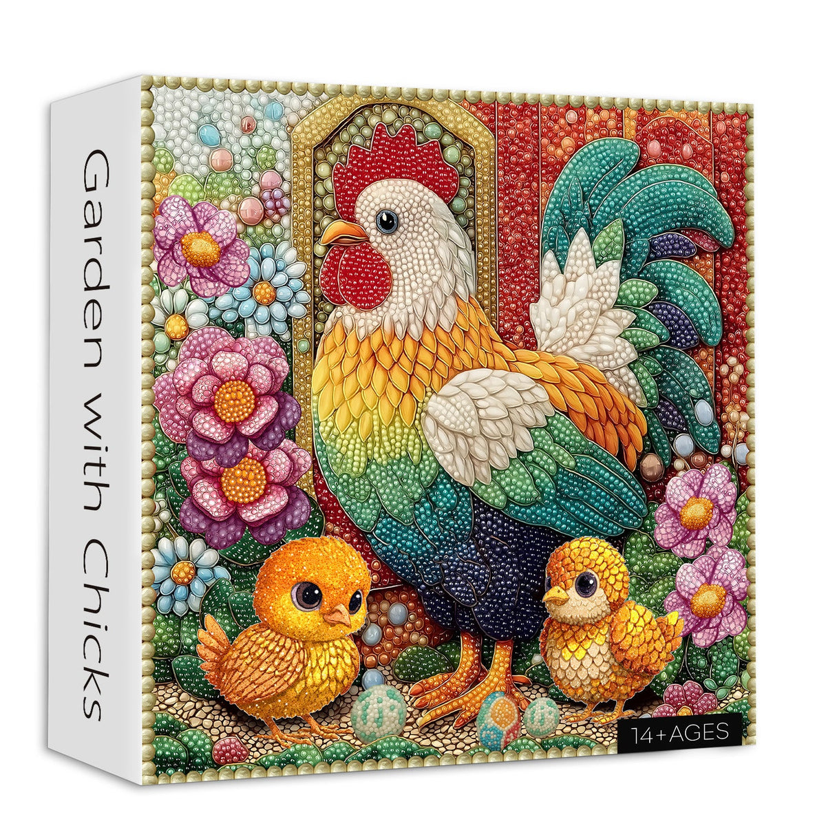 Garden with Chicks Jigsaw Puzzle 1000 Pieces