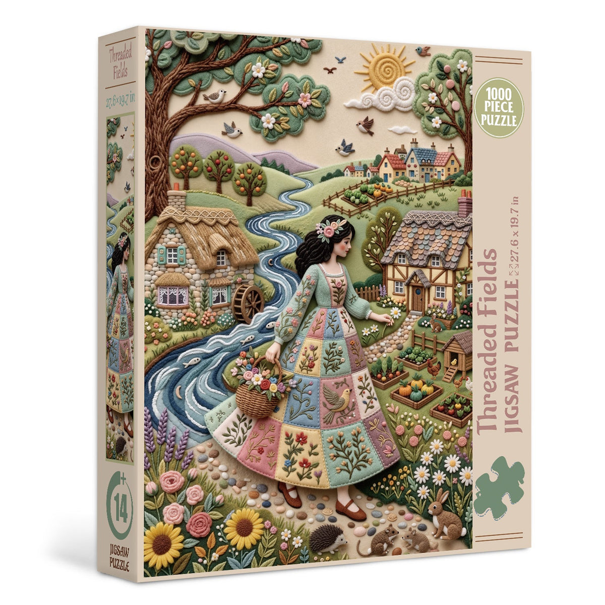 Threaded Fields Jigsaw Puzzle 1000 Pieces