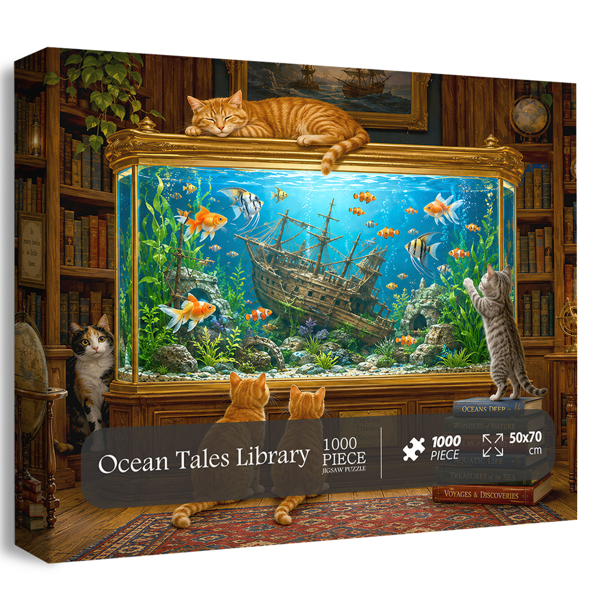 Ocean Tales Library Jigsaw Puzzle 1000 Piece