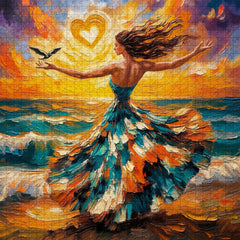 Sunset Embrace Jigsaw Puzzle 1000 Pieces