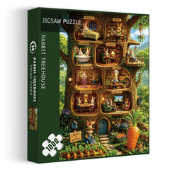 Rabbit Treehouse Jigsaw Puzzle 1000 Piece
