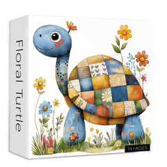 Floral Turtle Jigsaw Puzzle 1000 Pieces