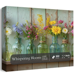 Puzzles en bois Whispering Blooms 1000 pièces