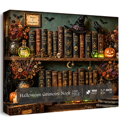 Halloween Grimoire Nook Jigsaw Puzzle 1000 Piece