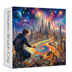 Dream‑Brush City Jigsaw Puzzle 1000 Piece