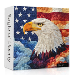 The Quilted Eagle Jigsaw Puzzle 1000 Pieces
