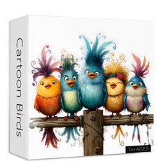 Cartoon Birds Jigsaw Puzzle 1000 Pieces