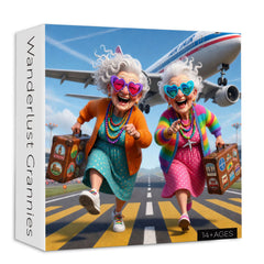 Wanderlust Grannies Jigsaw Puzzle 1000 Pieces