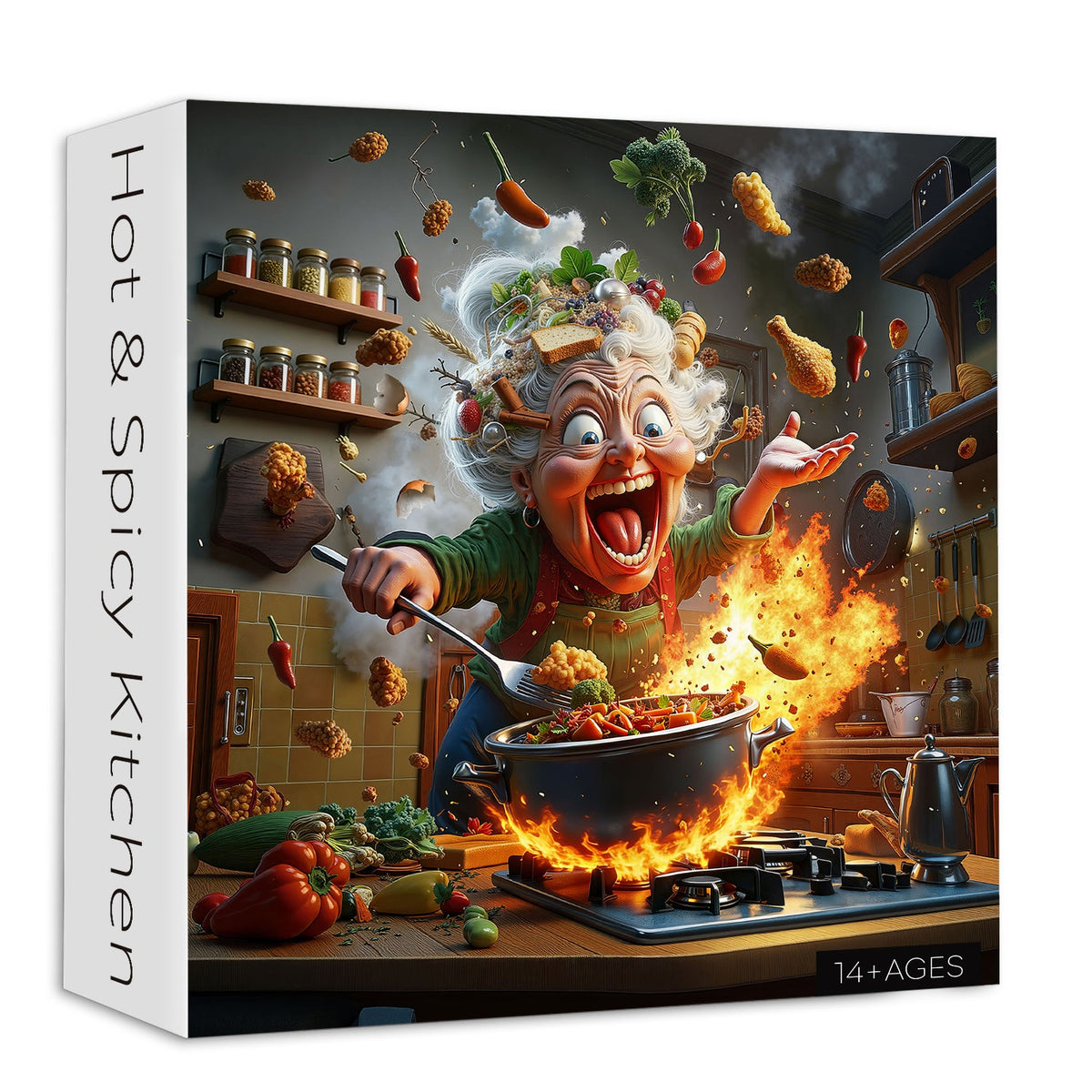 Hot & Spicy Kitchen Jigsaw Puzzle 1000 Pieces