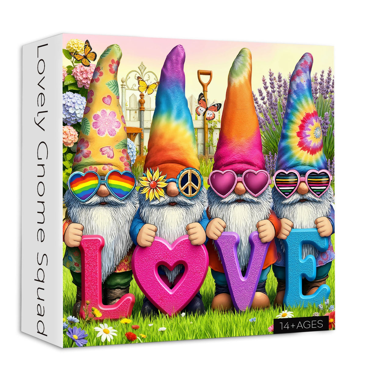 Lovely Gnome Squad Jigsaw Puzzle 1000 Pieces