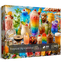 Tropical Sip Carnival Jigsaw Puzzle 1000 Pieces