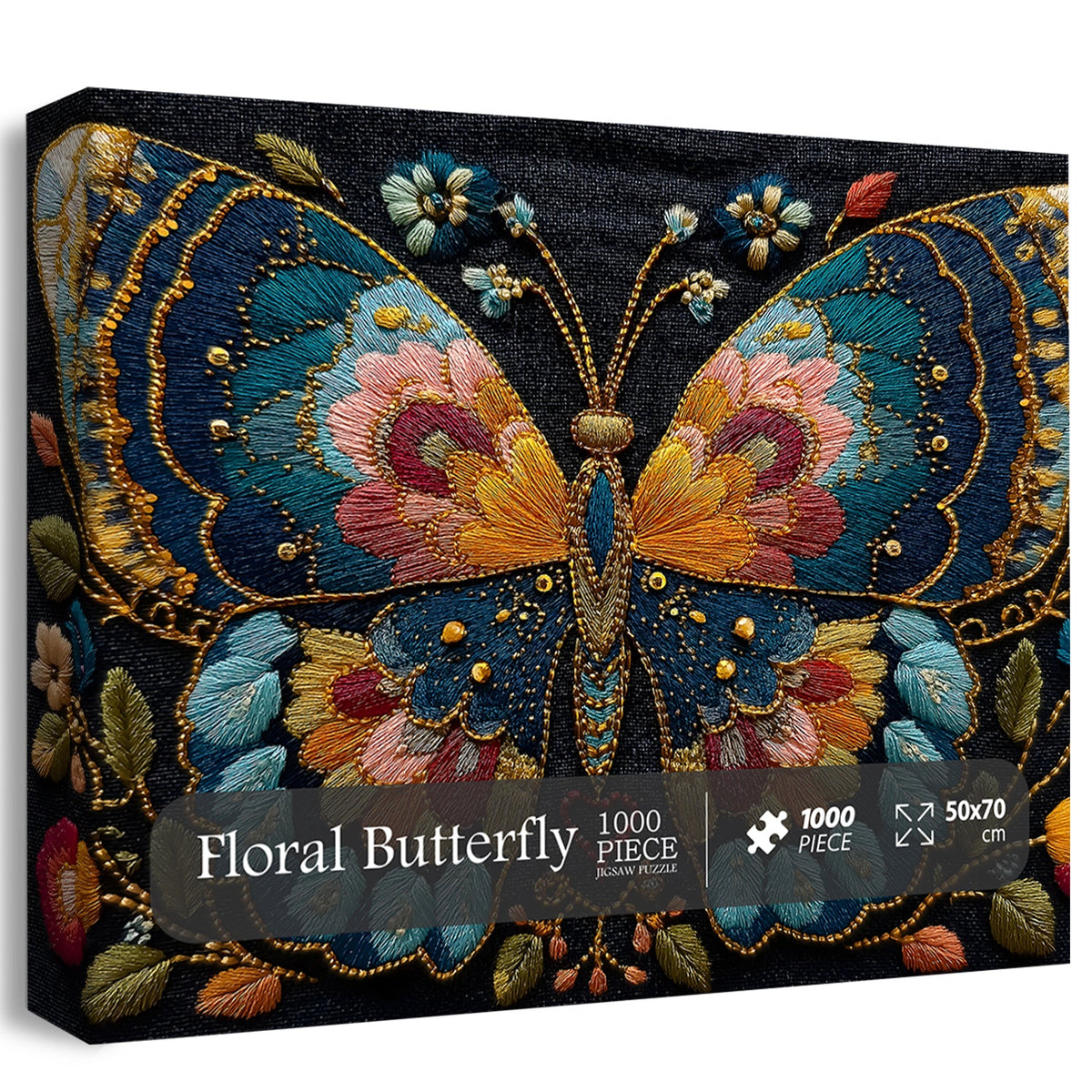 Floral Butterfly Jigsaw Puzzle 1000 Pieces