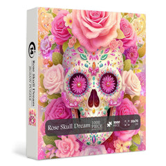 Rose Skull Dream Jigsaw Puzzle 1000 Pieces