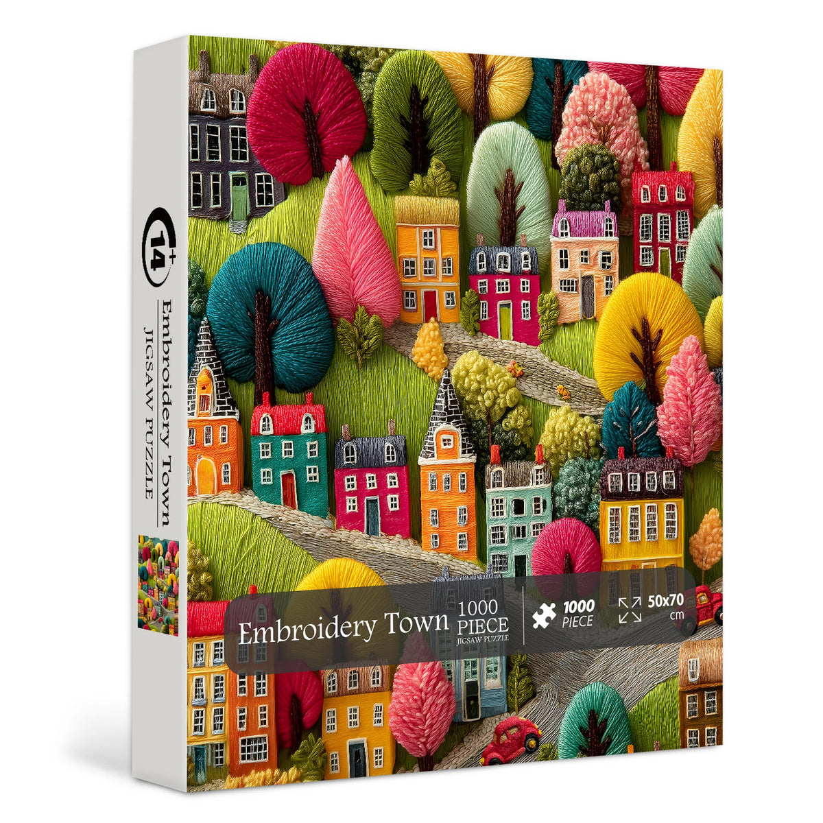 Puzzle 1000 Pièces Embroidery Town