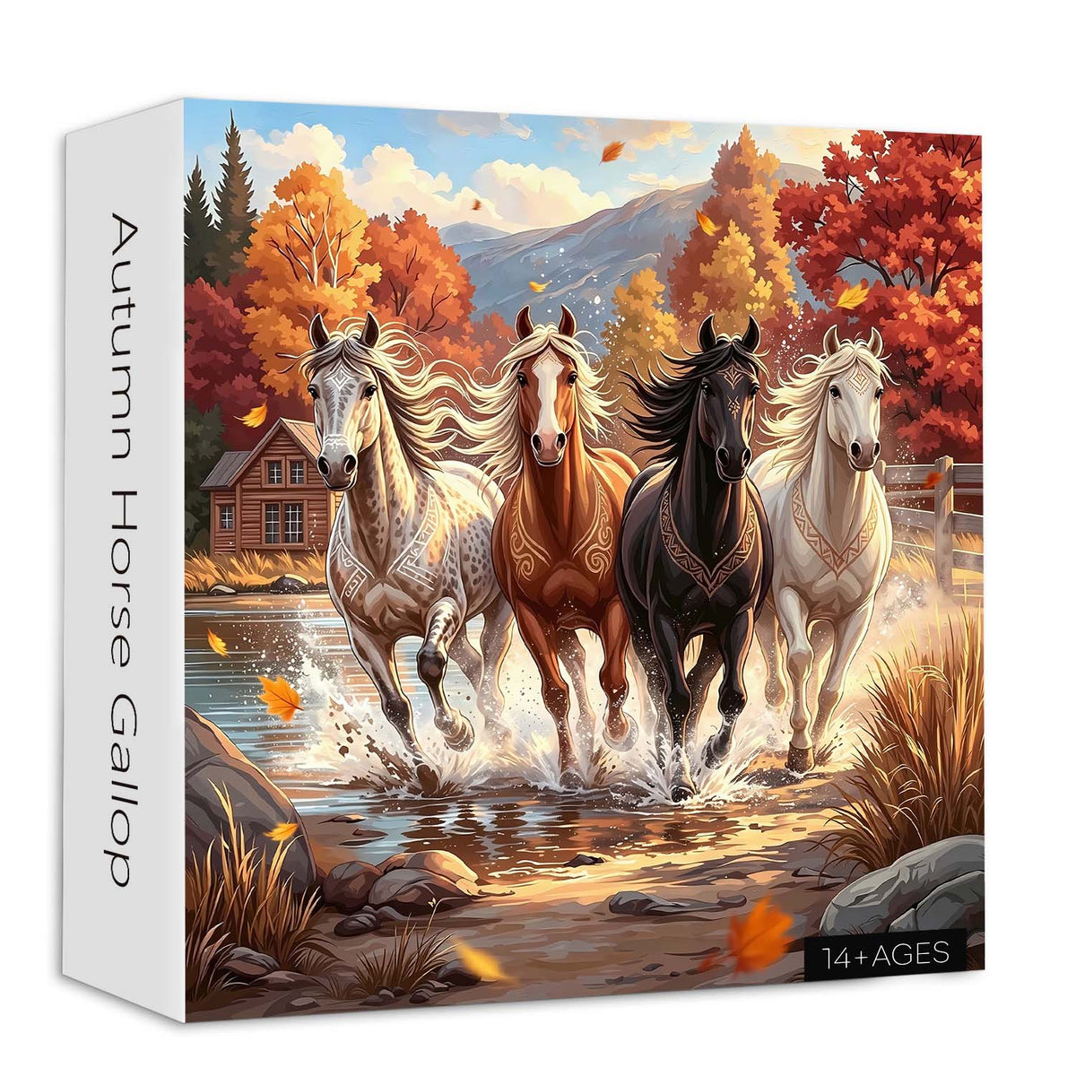 Autumn Horse Gallop Jigsaw Puzzle 1000 Pieces