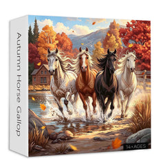 Autumn Horse Gallop Jigsaw Puzzle 1000 Pieces