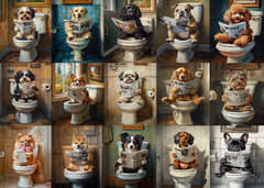 Toilet Reading Team Jigsaw Puzzles 1000 Pieces