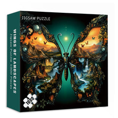 Wings of Landscapes Jigsaw Puzzle 1000 Pieces